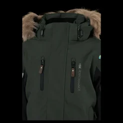 Outlet Lindberg Colden Jacket Green Svart