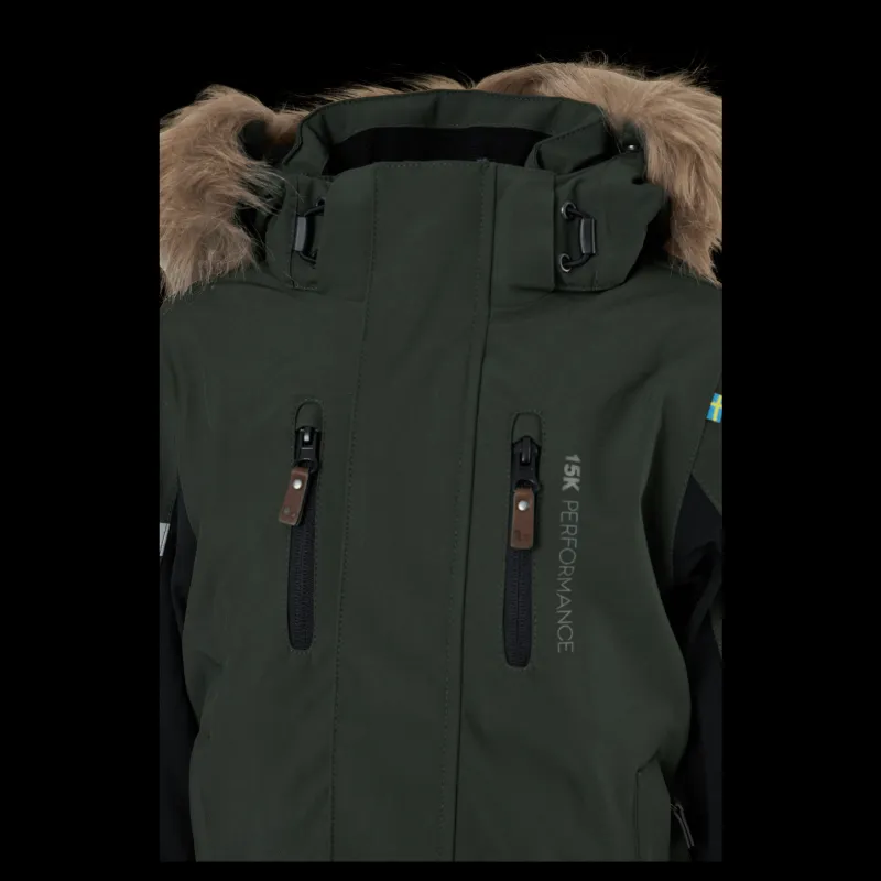 Outlet Lindberg Colden Jacket Green Svart