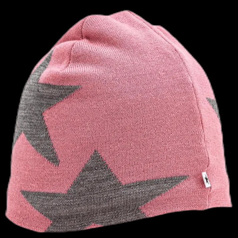 Outlet Molo Colder Star Beanie Pink/Grey Rosa och Grå