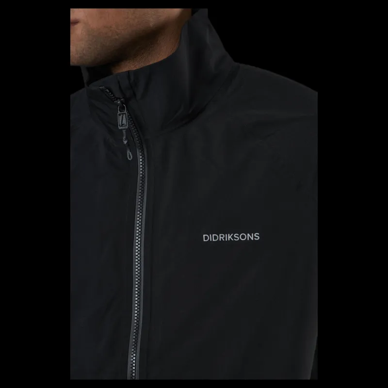 Didriksons Colin Jacket 2 Black Svart Discount