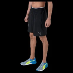 New Puma Collective Woven Short Black Svart