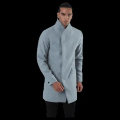 Jack & Jones Collum Wool Coat Grey Grå Clearance