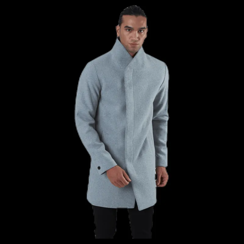 Jack & Jones Collum Wool Coat Grey Grå Clearance