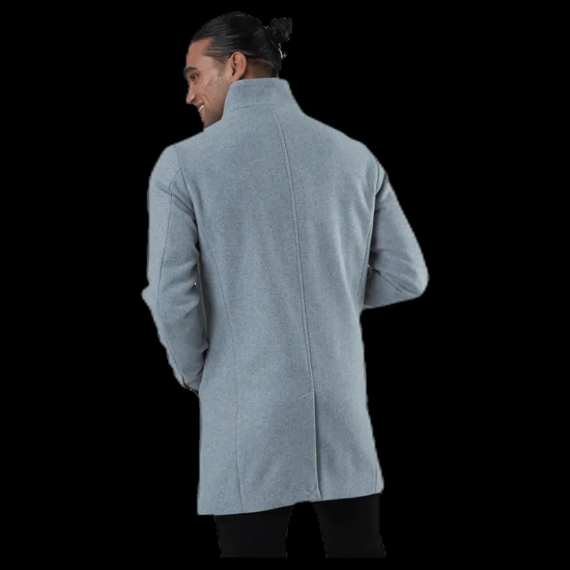 Jack & Jones Collum Wool Coat Grey Grå Clearance