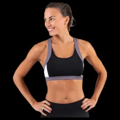 Outlet ASICS Color Block Bra 2 Black Svart
