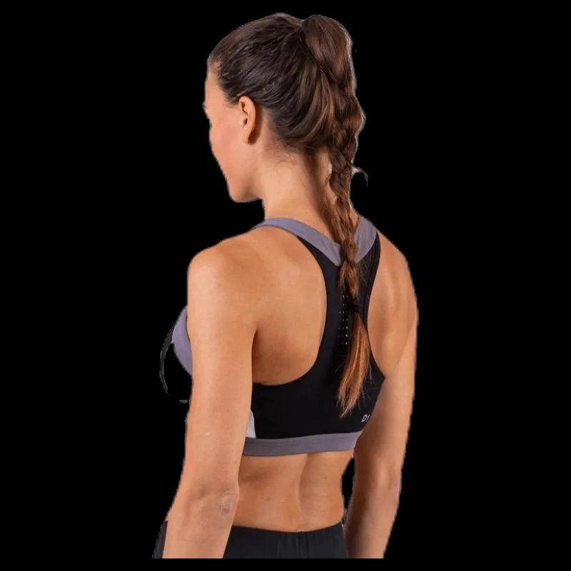 Outlet ASICS Color Block Bra 2 Black Svart