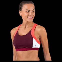 Discount ASICS Color Block Bra 2 Pink/Red Rosa och Röd