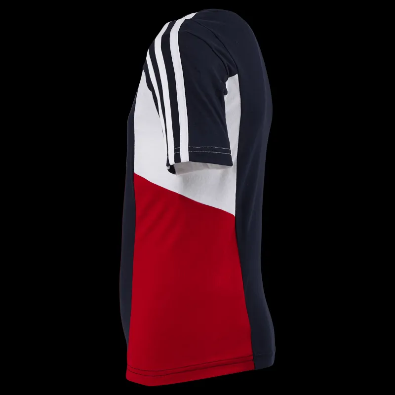Clearance adidas Colorblock 3-Stripes Regular Fit T-Shirt Legend Ink Flerfärgad