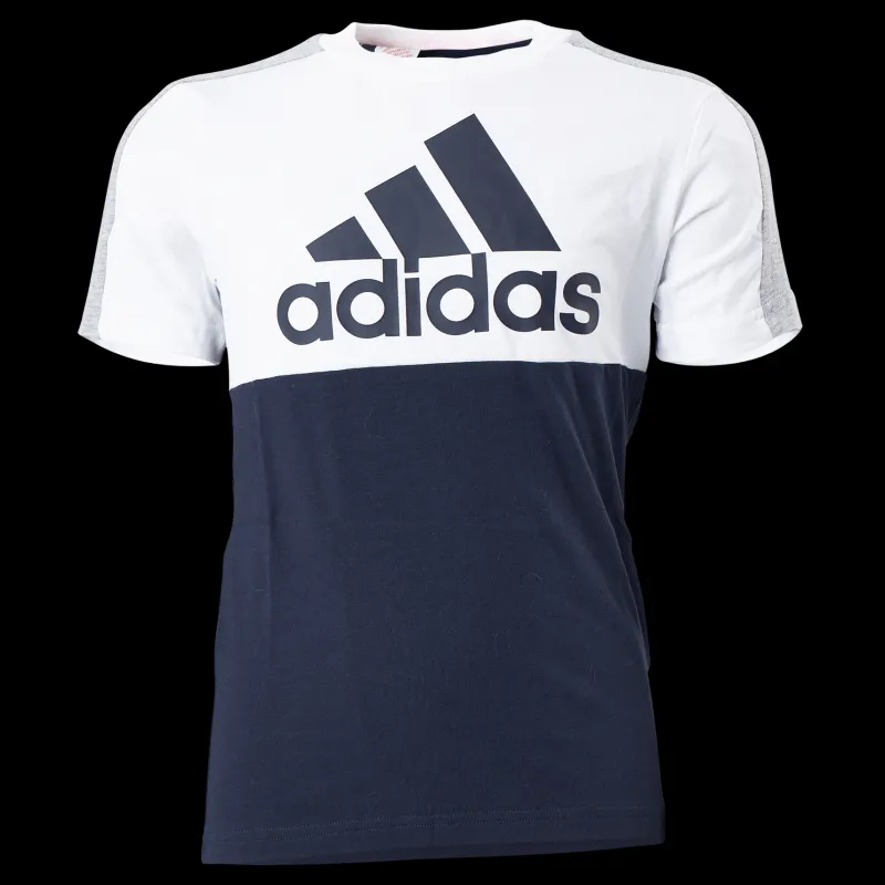 adidas Colorblock T-Shirt Legend Ink Vit och Blå Sale