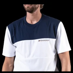 Online Tommy Hilfiger Sport Colourblock Logo Tee White Vit