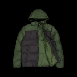 Online Puma Colourblock Polyball Hooded Ja Black-myrtle Flerfärgad
