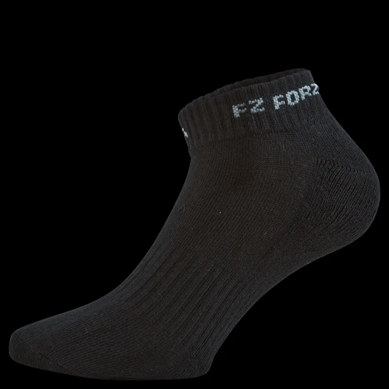 Clearance FZ FORZA Comfort Sock Short 3 Pack Black Svart