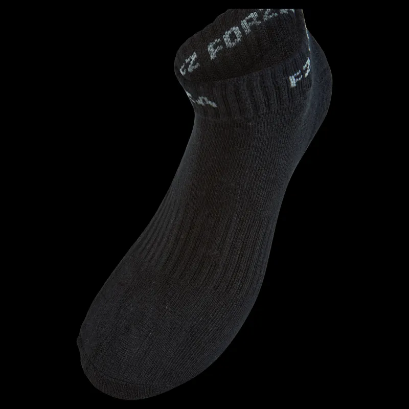 Clearance FZ FORZA Comfort Sock Short 3 Pack Black Svart