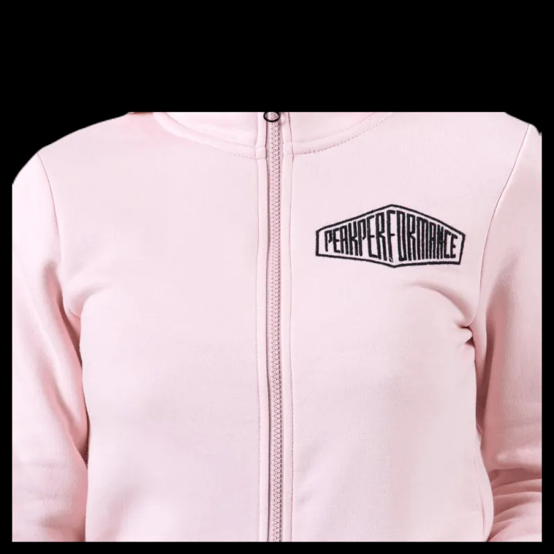 Online Peak Performance Comfy Zip Hood Pink Rosa