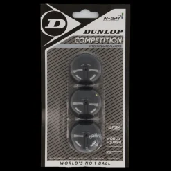 Dunlop Competition - 3 Ball Blister Svart New