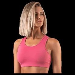 Outlet Stay in place Compression Sports Bra C/D Pink Rosa