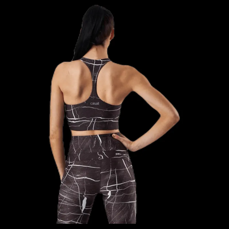 Casall Concious Connected Sports Top Brown/White Brun och Vit Sale