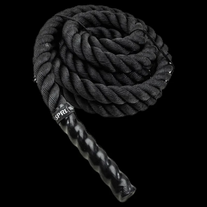 SPRI Conditioning Rope 5,5m Black Svart Best