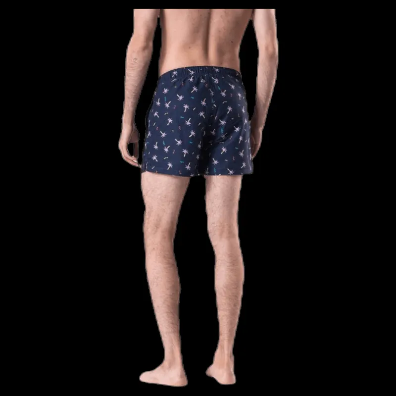 Happy Socks Confetti Palm Swim Shorts Blue Blå Outlet