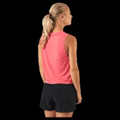 2XU Contender Crop Tank-W Pink Rosa Sale