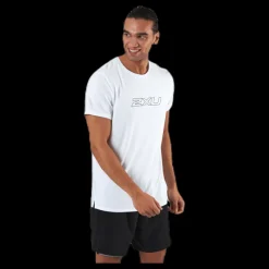2XU Contender S/S Tee White/Black Vit och Svart Online