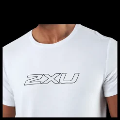 2XU Contender S/S Tee White/Black Vit och Svart Online