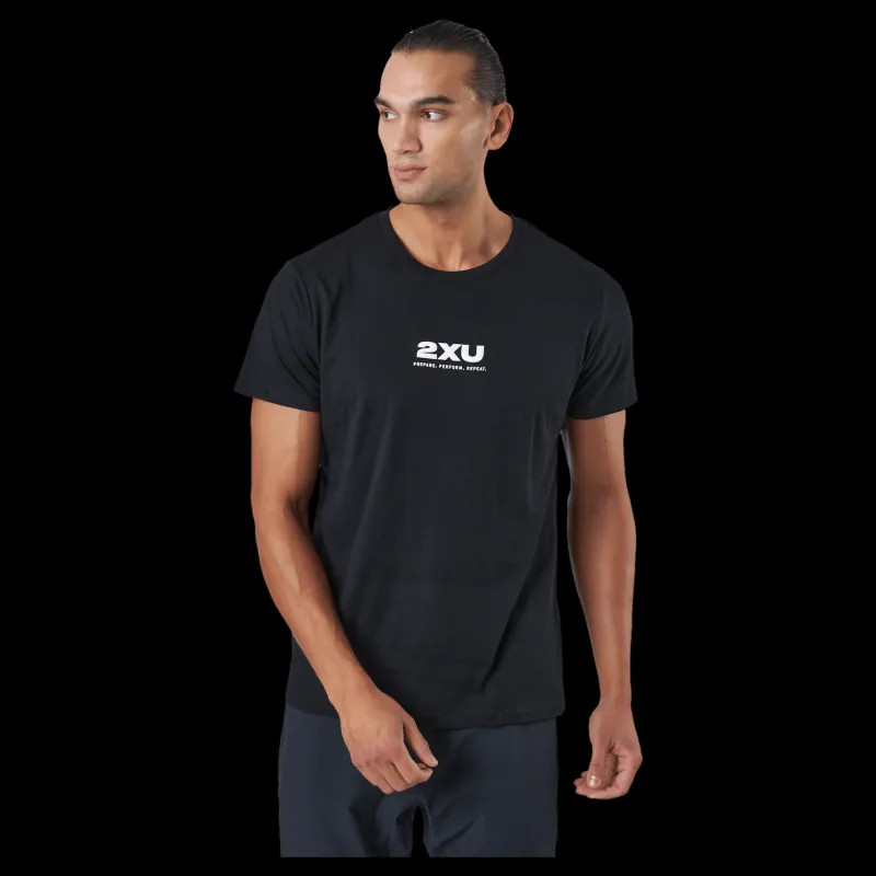 Clearance 2XU Contender Tee Black/nero Svart