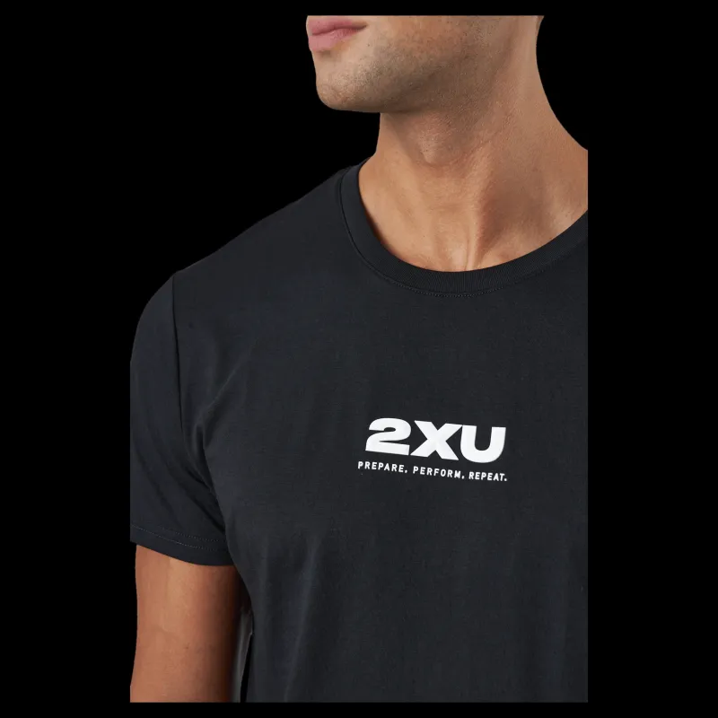 Clearance 2XU Contender Tee Black/nero Svart