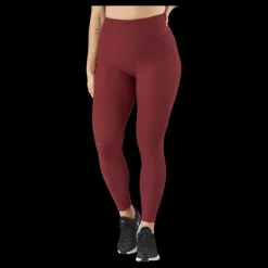 BLACC Control Rib Tights Oxblood Red Röd