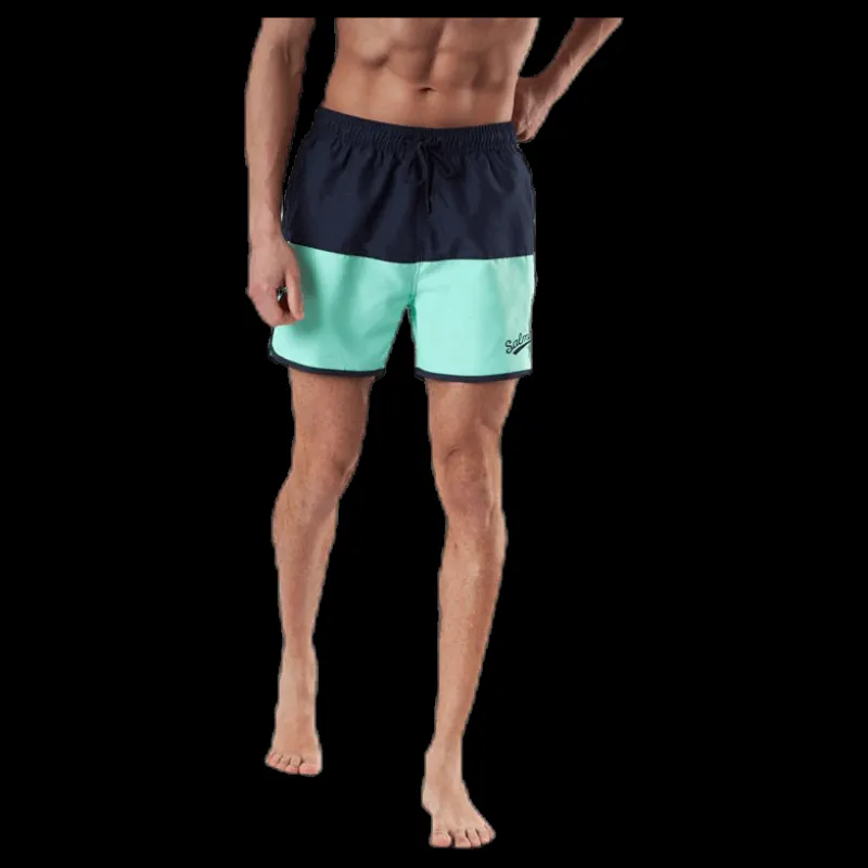 Salming Cooper Original Swimshorts Blue/Green Blå och Grön Best