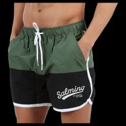 Discount Salming Cooper Original Swimshorts Green/Black Grön och Svart