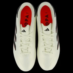 adidas Copa Pure II League Firm Ground Boots Ivory / Core Black / Solar Red Vit, Svart och Röd New