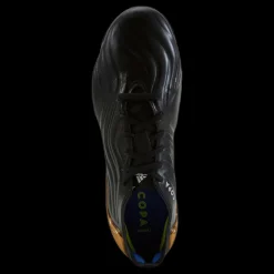 adidas Copa Sense.1 Firm Ground Boots Core Black / Cloud White / Gold Metallic Svart Clearance