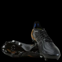 adidas Copa Sense.1 Firm Ground Boots Core Black / Cloud White / Gold Metallic Svart Clearance