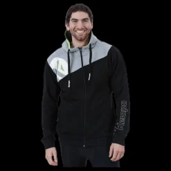 Kempa Core 2.0 Hood Jacket Black/Grey Svart och Grå