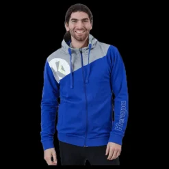 Outlet Kempa Core 2.0 Hood Jacket Blue/Grey Blå och Grå