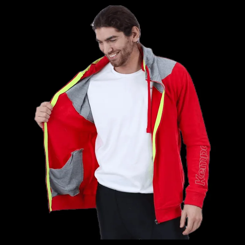 Kempa Core 2.0 Hood Jacket Grey/Red Grå och Röd