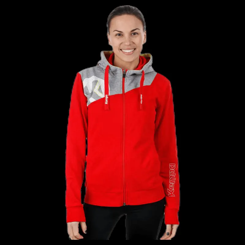 Kempa Core 2.0 Hood Jacket W Grey/Red Grå och Röd Outlet