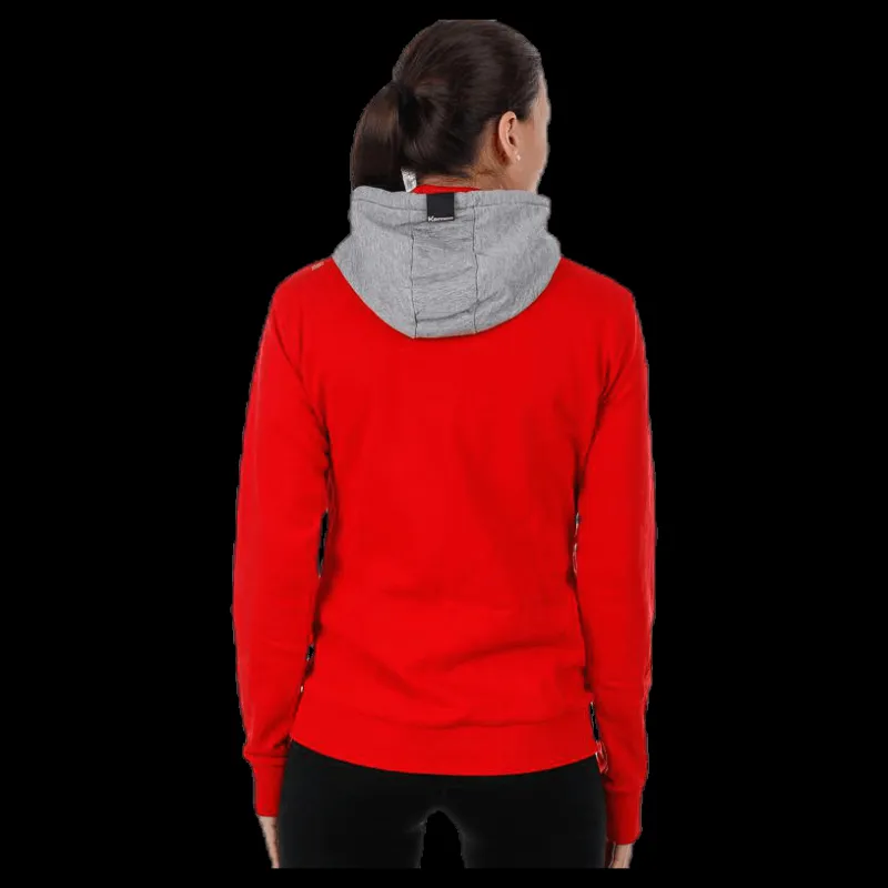 Kempa Core 2.0 Hood Jacket W Grey/Red Grå och Röd Outlet