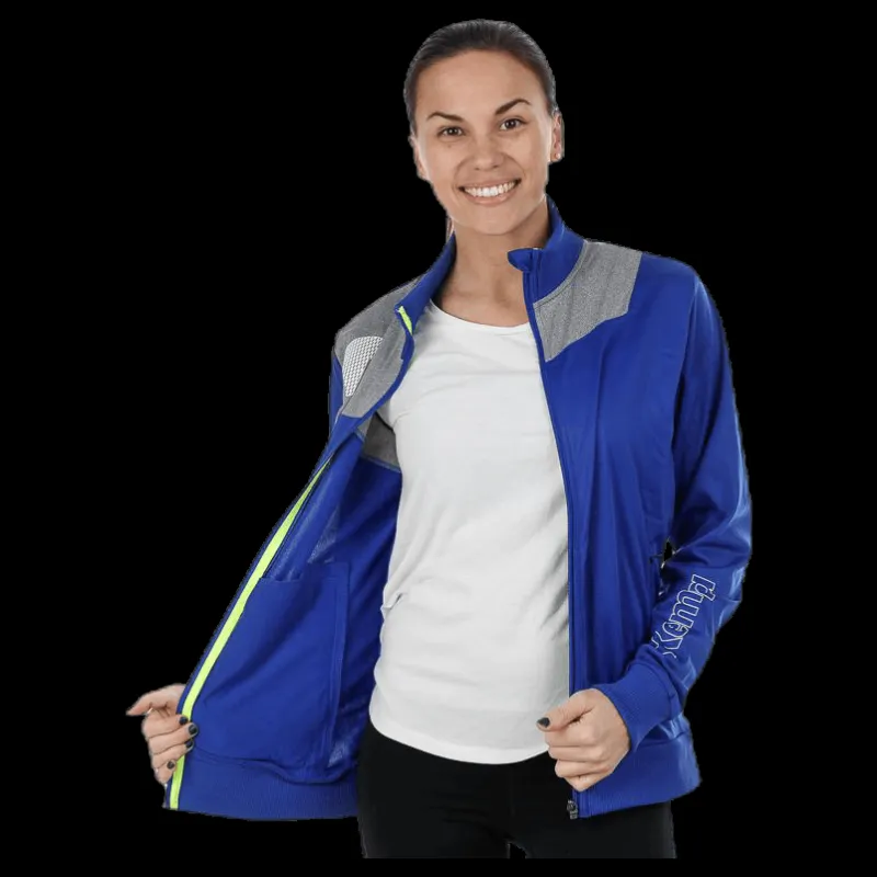 Online Kempa Core 2.0 Poly Jacket W Blue/Grey Blå och Grå