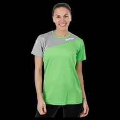 Hot Kempa Core 2.0 Shirt W Green/Grey Grön och Grå