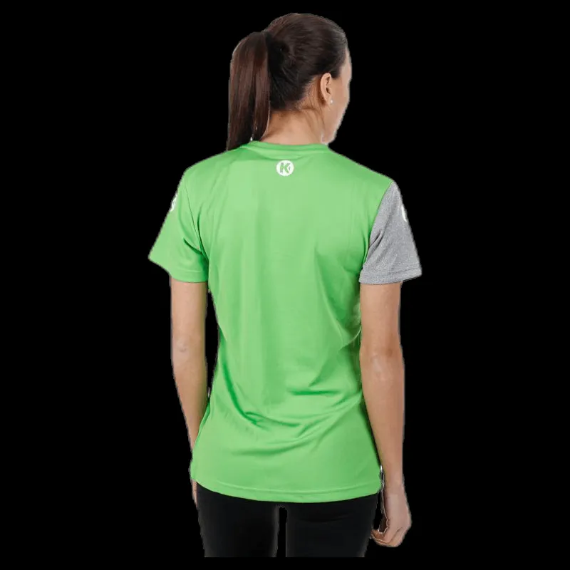 Hot Kempa Core 2.0 Shirt W Green/Grey Grön och Grå