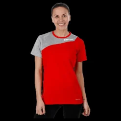 Kempa Core 2.0 Shirt W Grey/Red Grå och Röd Discount