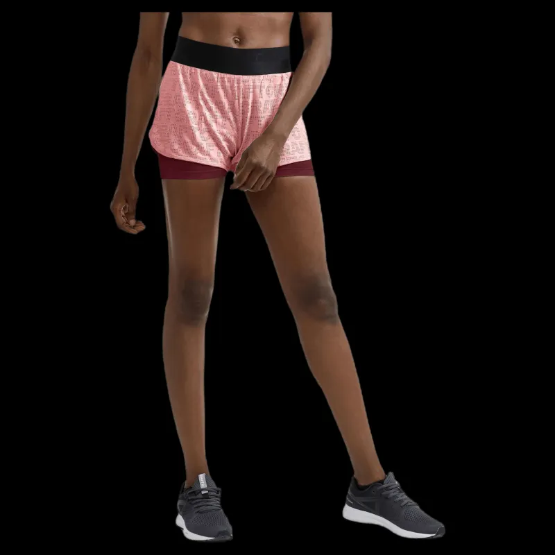 Craft Core Charge Logo Shorts Pink/Red Rosa och Röd Outlet