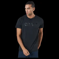 Online Craft Core Charge Ss Tee M Black Svart