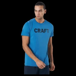 Craft Core Charge Ss Tee M Fluid Blå Best