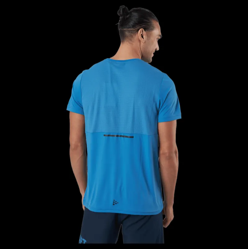 Craft Core Charge Ss Tee M Fluid Blå Best