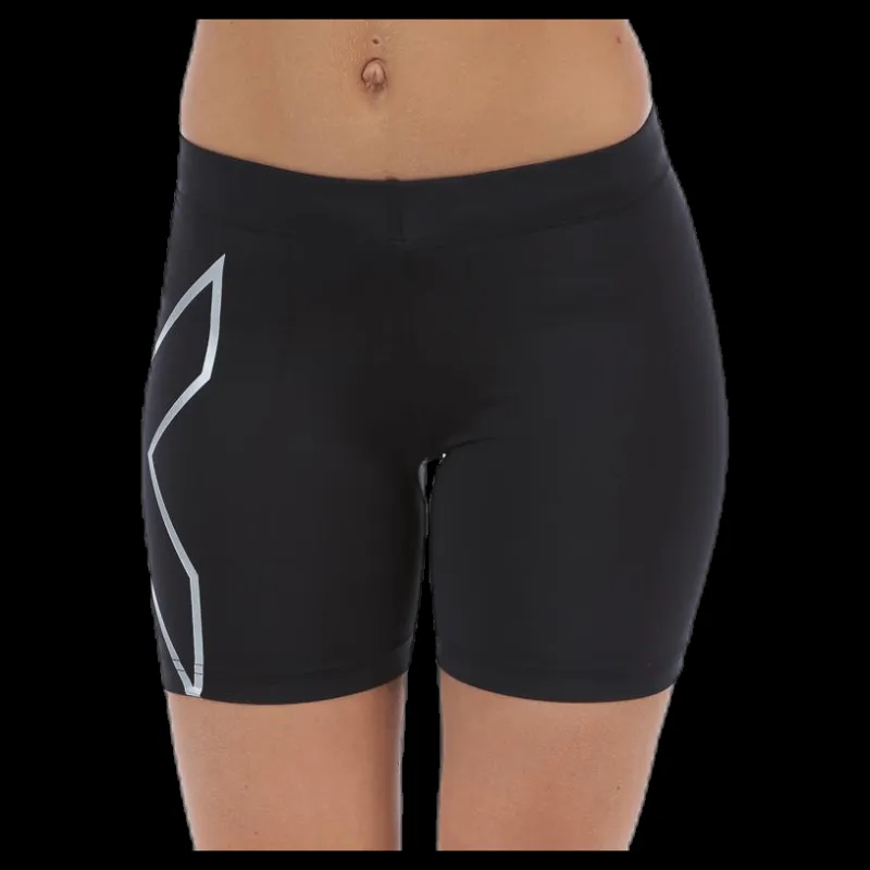 2XU Core Compression 5" Shorts W Black/Silver Svart och Silver