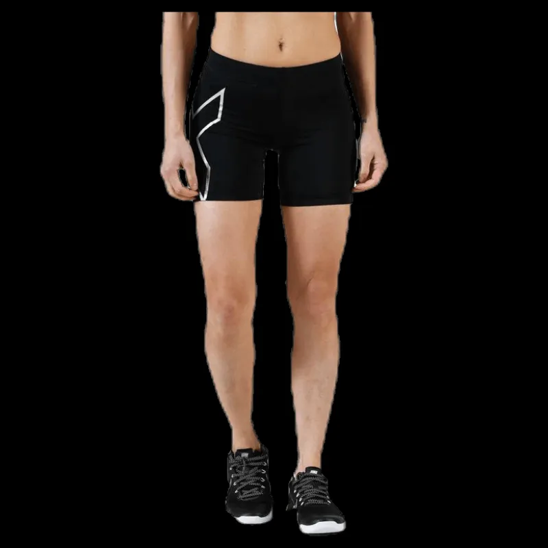2XU Core Compression 5" Shorts W Black/Silver Svart och Silver
