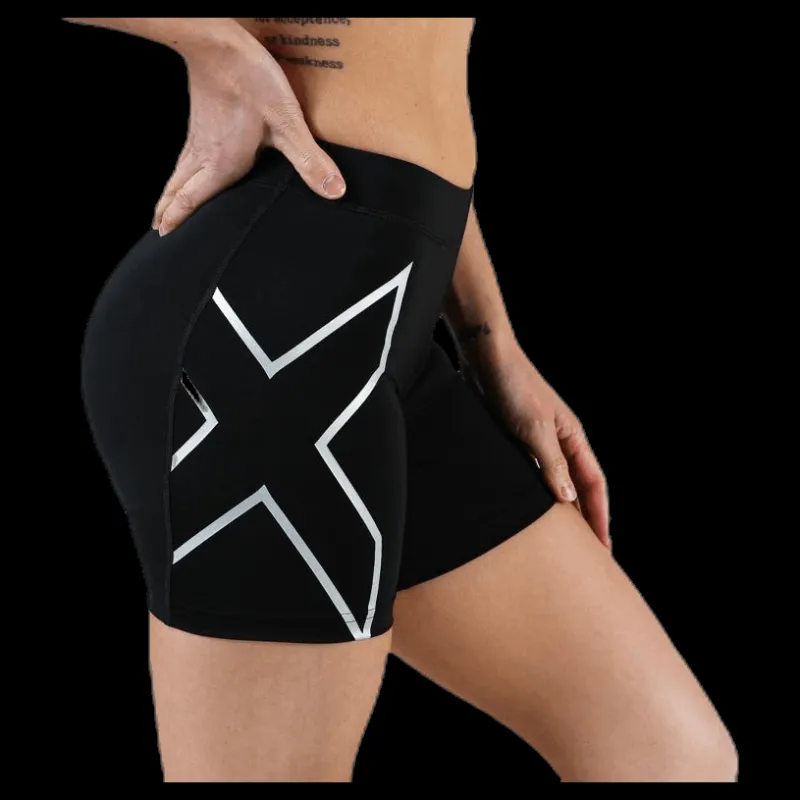 2XU Core Compression 5" Shorts W Black/Silver Svart och Silver